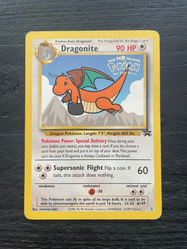 Dragonite promo #5, Ophalen of Verzenden, Gebruikt, Losse kaart