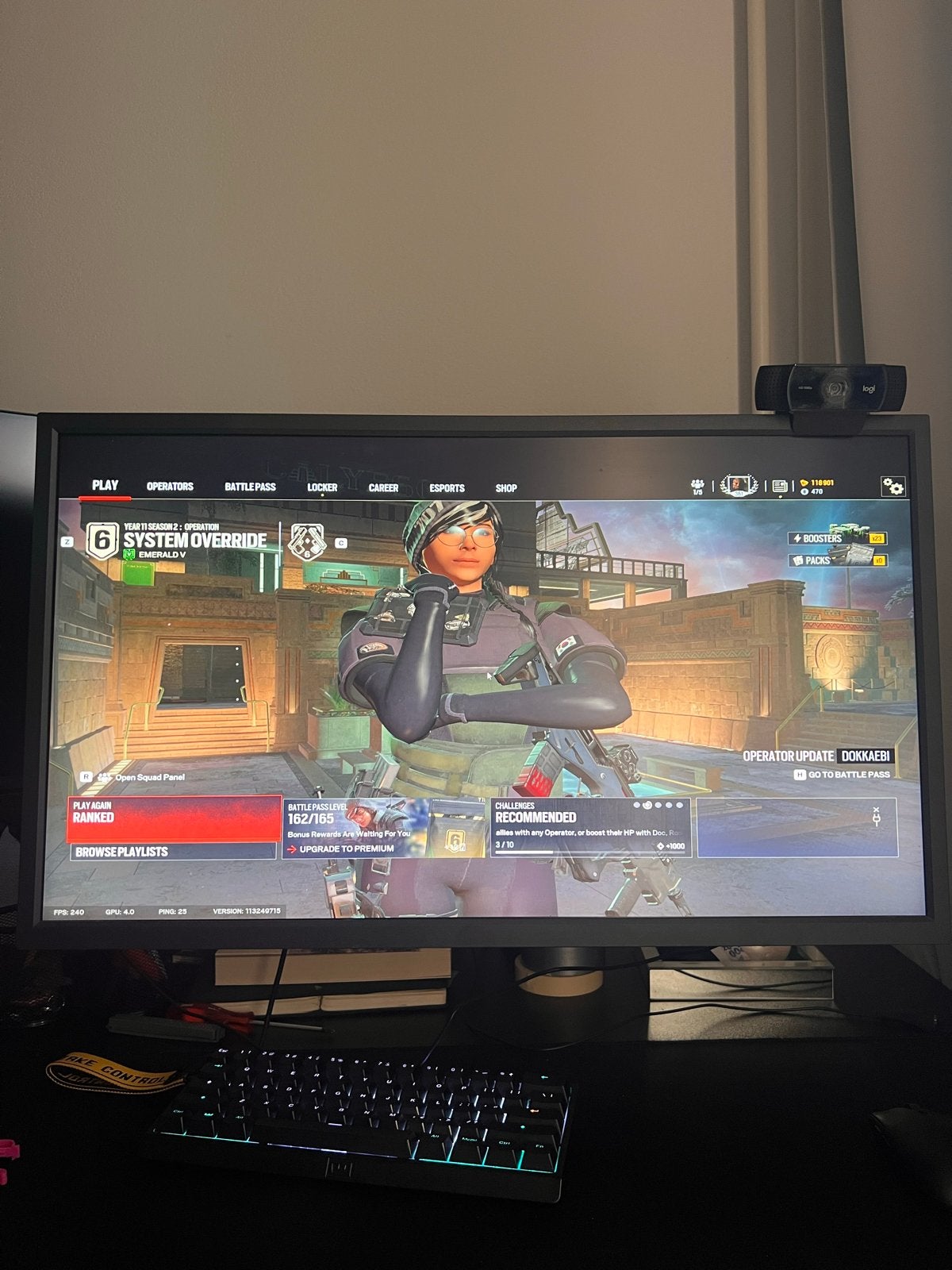 BenQ ZOWIE XL2546K 24.5 inch 240Hz DyAc+ Gaming Monitor, In hoogte verstelbaar, Full HD, Zo goed als nieuw, 1 tot 2 ms