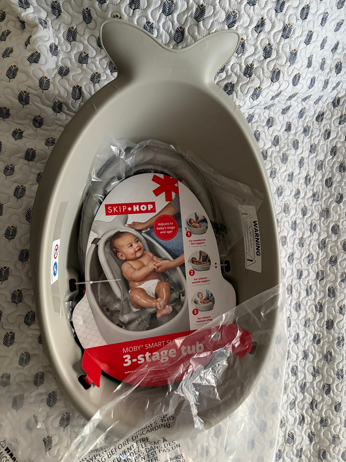 Baby bad Nieuw Skip Hop Moby Smart Sling Bad:Grijs, Ophalen, Nieuw, Badje, Overige merken