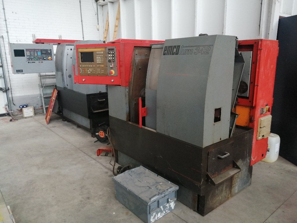Project: Emco Turn 342 & Emco Turn 240 CNC-Draaibanken, Doe-het-zelf en Verbouw, Ophalen, Gebruikt, Metaaldraaibank, Minder dan 500 mm
