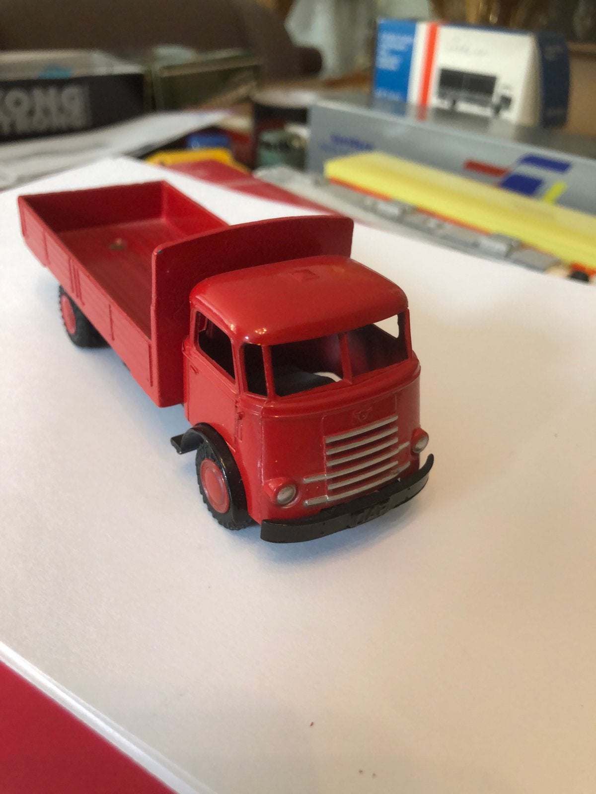 DA7 Streeper van LION CAR gesloten bakJ PRACHT MODEL, Ophalen of Verzenden, Zo goed als nieuw, Bus of Vrachtwagen, Lion Toys