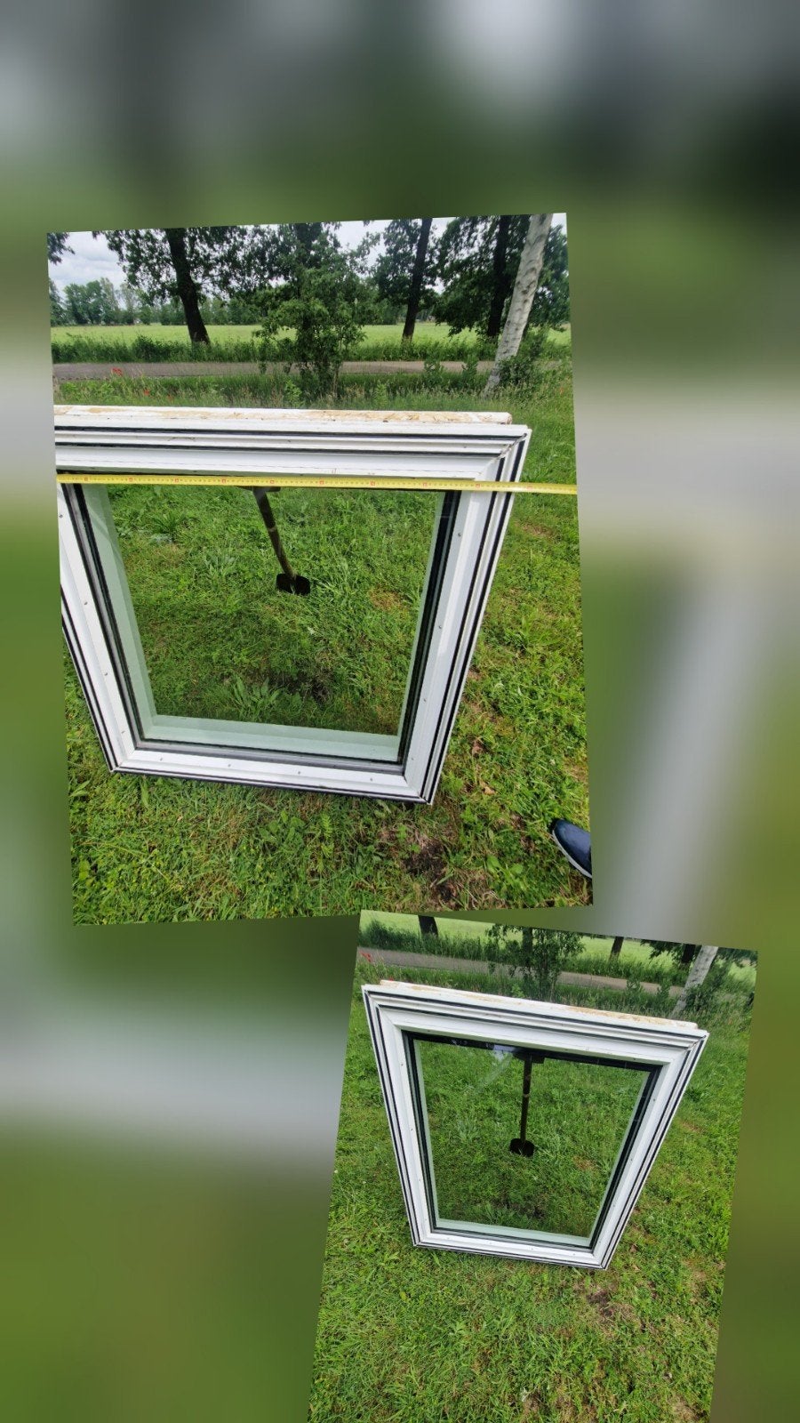 Vlakglas licht koepel  zo goed als nieuw twee stuks, Ophalen of Verzenden, Zo goed als nieuw, Minder dan 80 cm, Dakraam