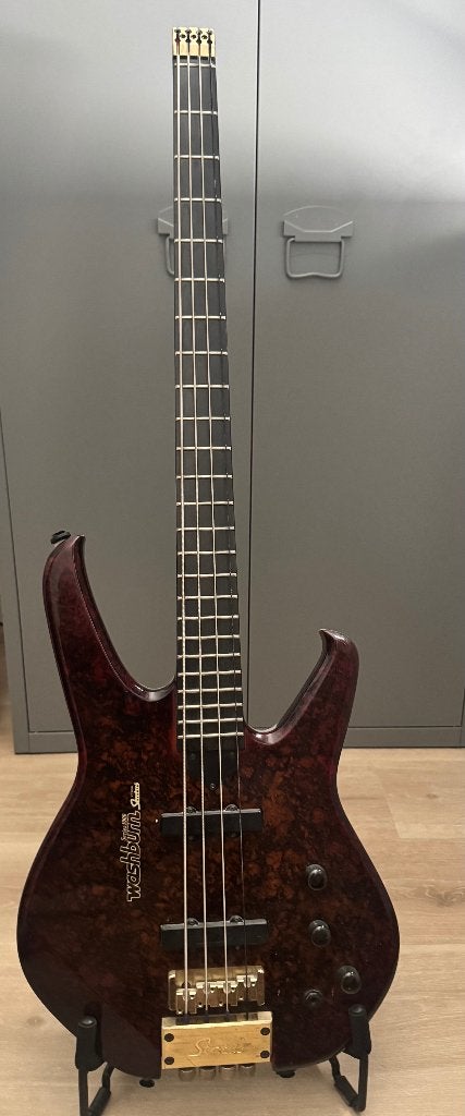 Vintage Washburn Status Series 1000 Headless Bas – Jaren '90, Muziek en Instrumenten, Snaarinstrumenten | Gitaren | Bas, Ophalen