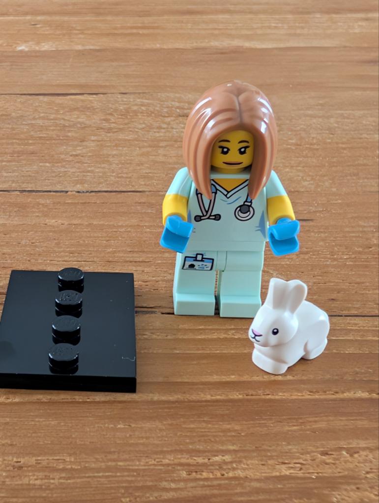 Lego Minifigures serie 17/ Dierenarts, Lego, Ophalen of Verzenden, Zo goed als nieuw, Minifiguren serie