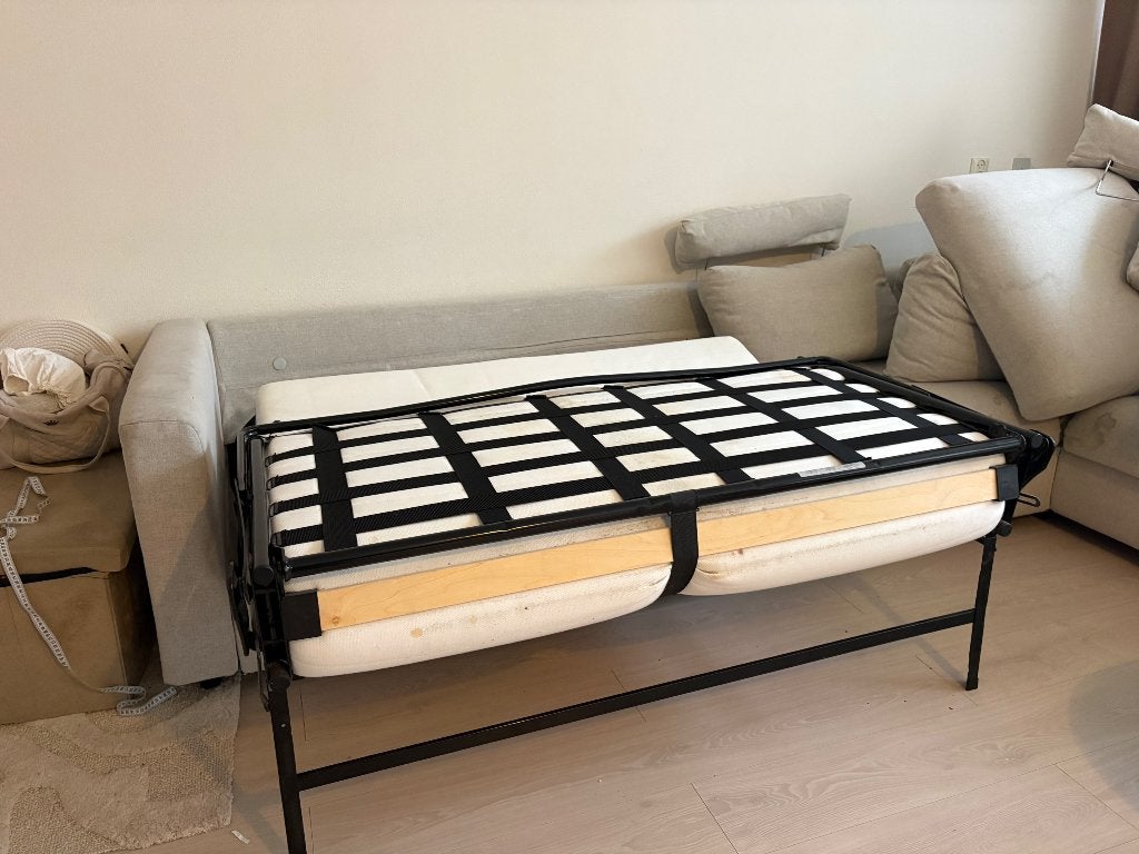 Foto 8 van IKEA VIMLE hoek-slaapbank beige – 5/6-zits met opbergruimte