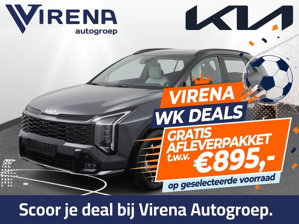 Kia Sportage 1.6 T-GDi Hybrid GT-PlusLine - Panorama dak - N, Auto's, Kia, Euro 6, 4 cilinders, Origineel Nederlands, Hybride Elektrisch/Benzine