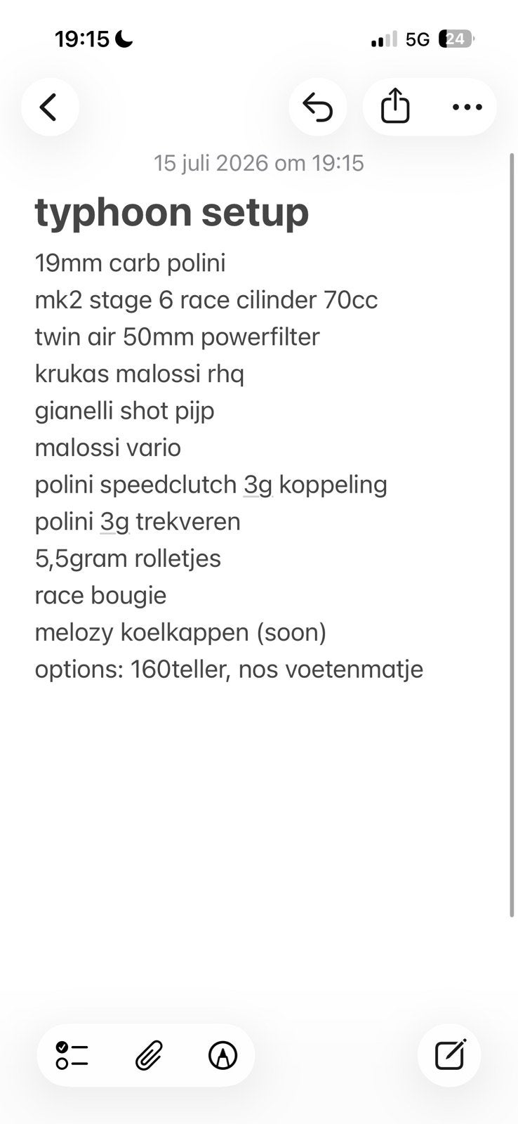 Gezocht: 180/172cc ruilen voor Typhoon met bijleg, Fietsen en Brommers, Ophalen of Verzenden, Gebruikt, Overige typen, Piaggio