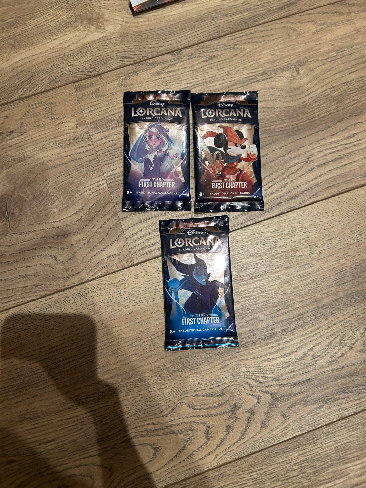 3x Disney Lorcana Booster Packs - The First Chapter, Verzenden, Nieuw, Booster
