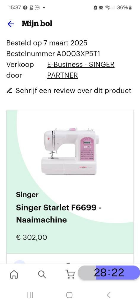 Amper gebruikt singer naaimachine, Ophalen, Gebruikt, Naaimachine, Singer
