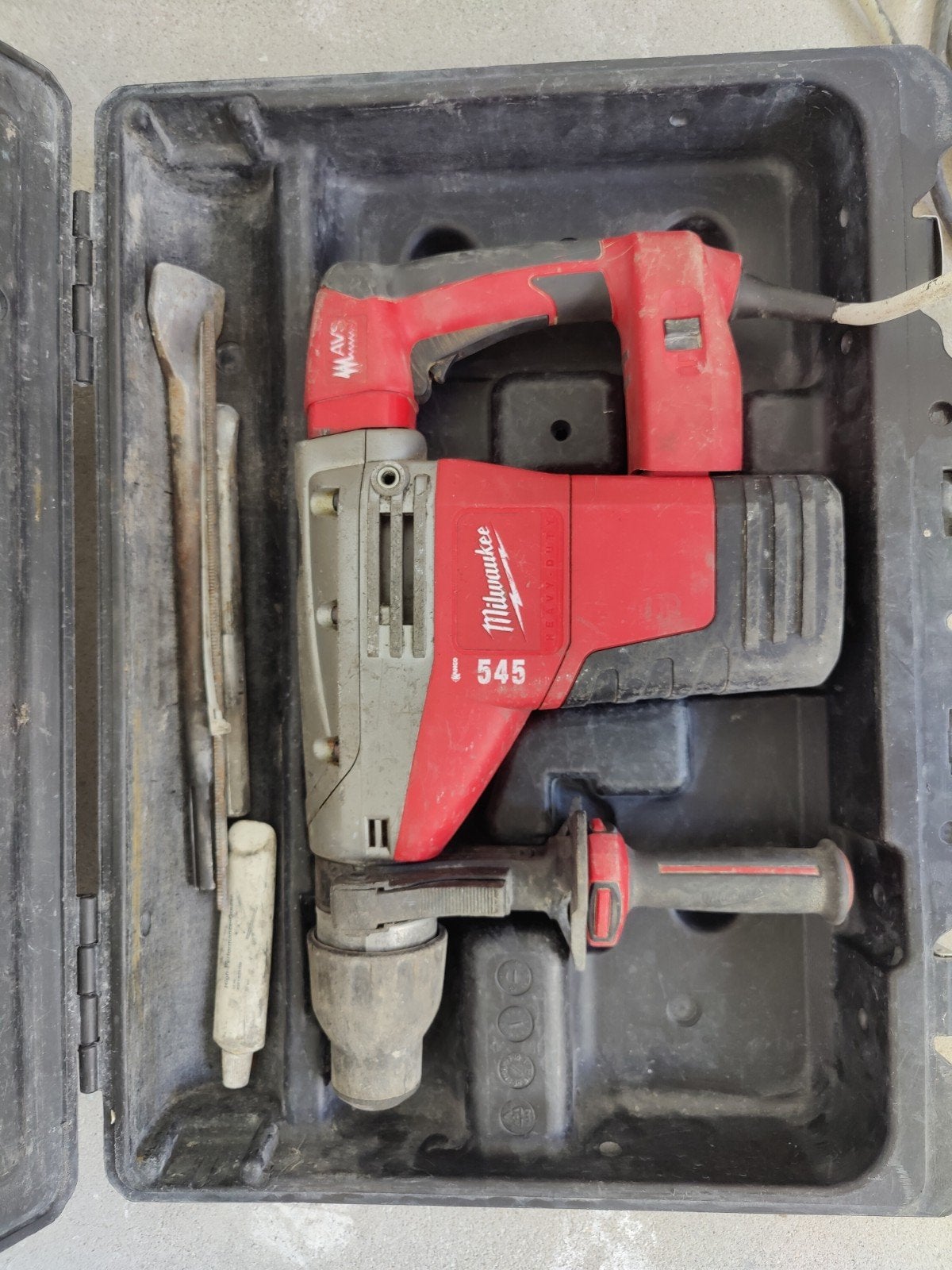 Milwaukee K545s SDS-max Boorhamer - Draait, weinig vermogen, Doe-het-zelf en Verbouw, Gereedschap | Boormachines, Boor- en/of Breekhamer