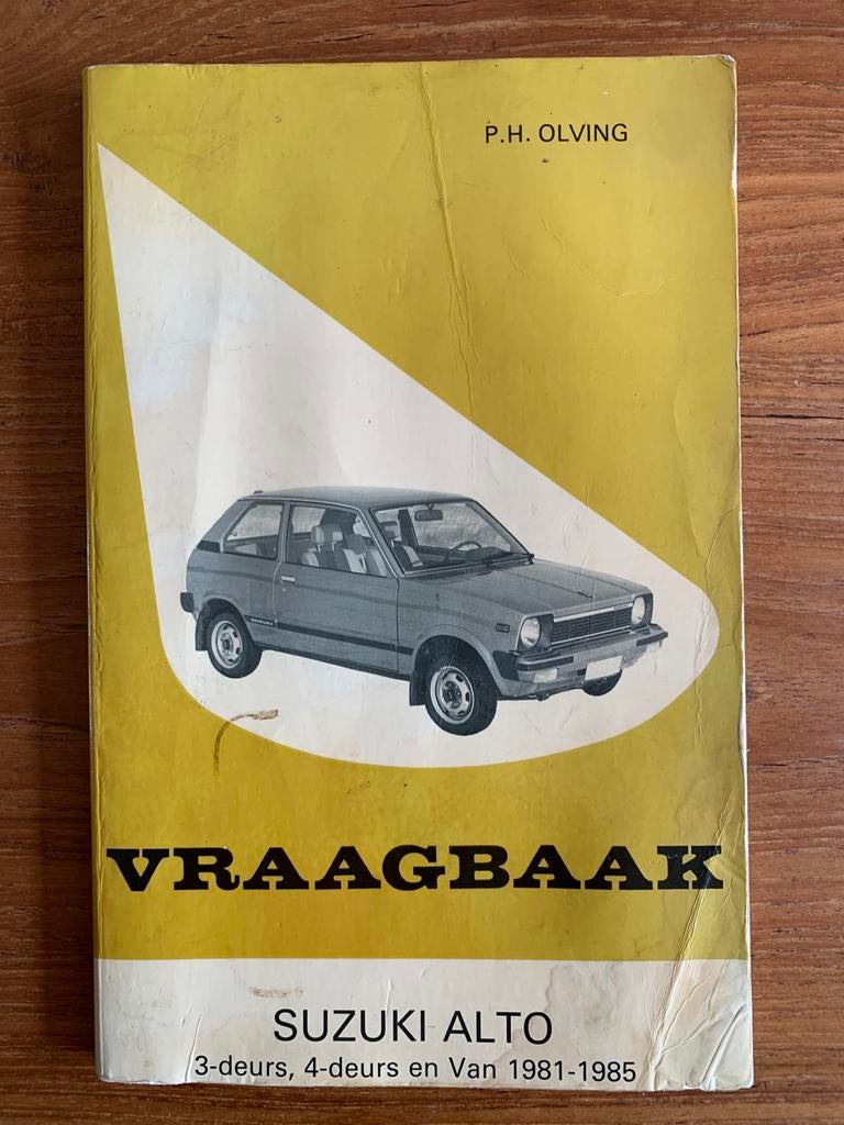 Vraagbaak Suzuki Alto, Ophalen of Verzenden
