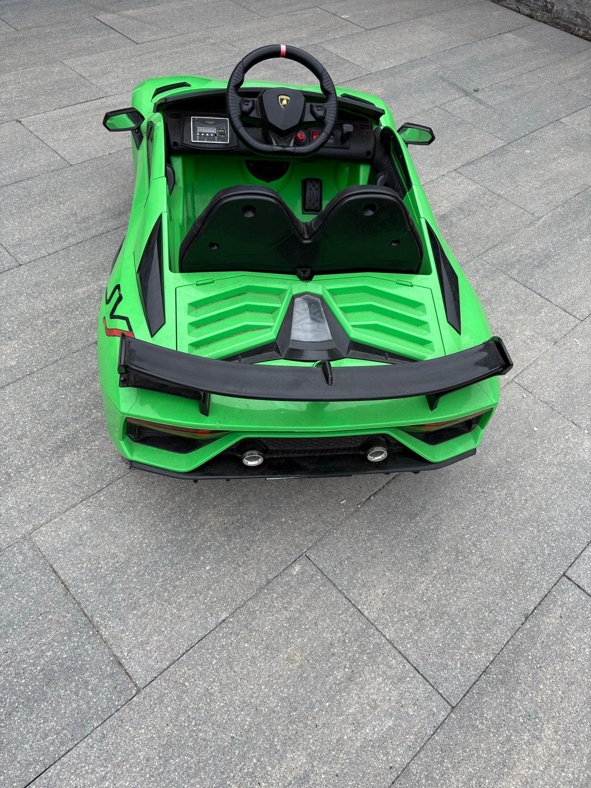 HarleyBella Lamborghini Aventador SV elektrische kinderauto, Ophalen, Gebruikt