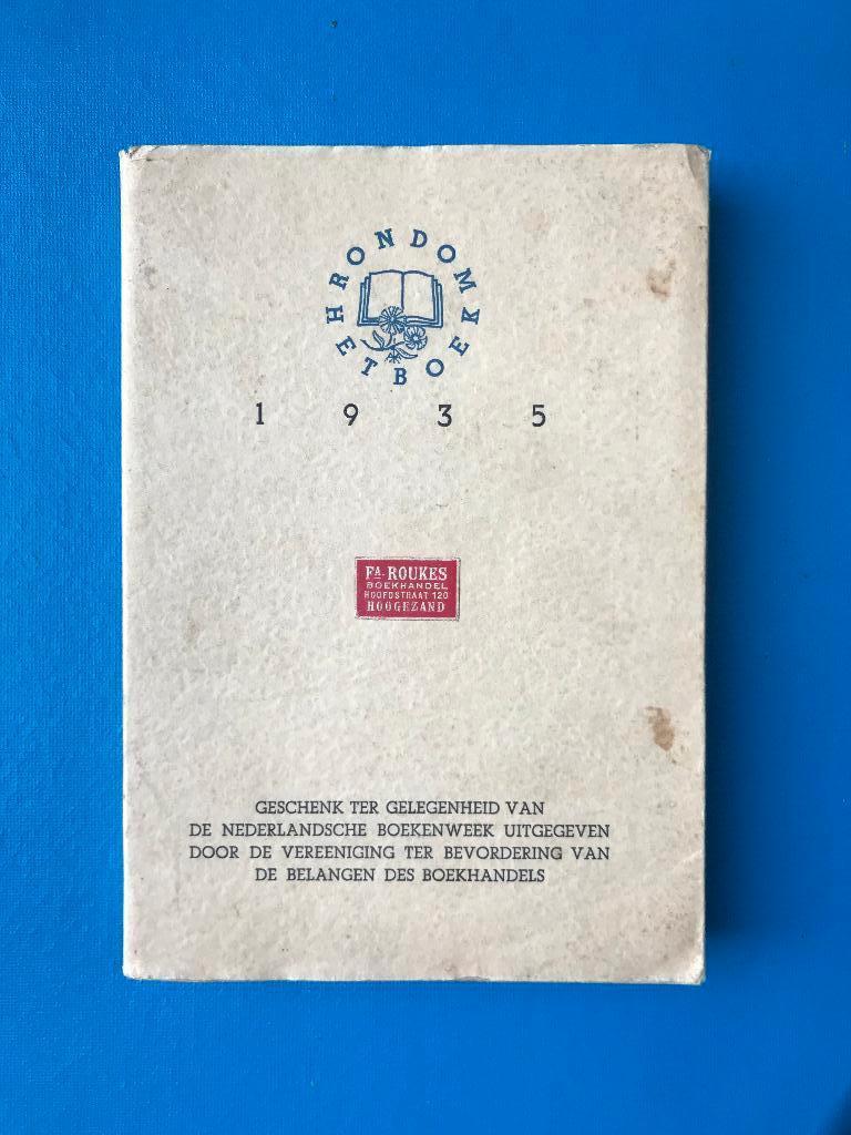Boekenweek 1935, Ophalen of Verzenden, Gelezen, Houwink