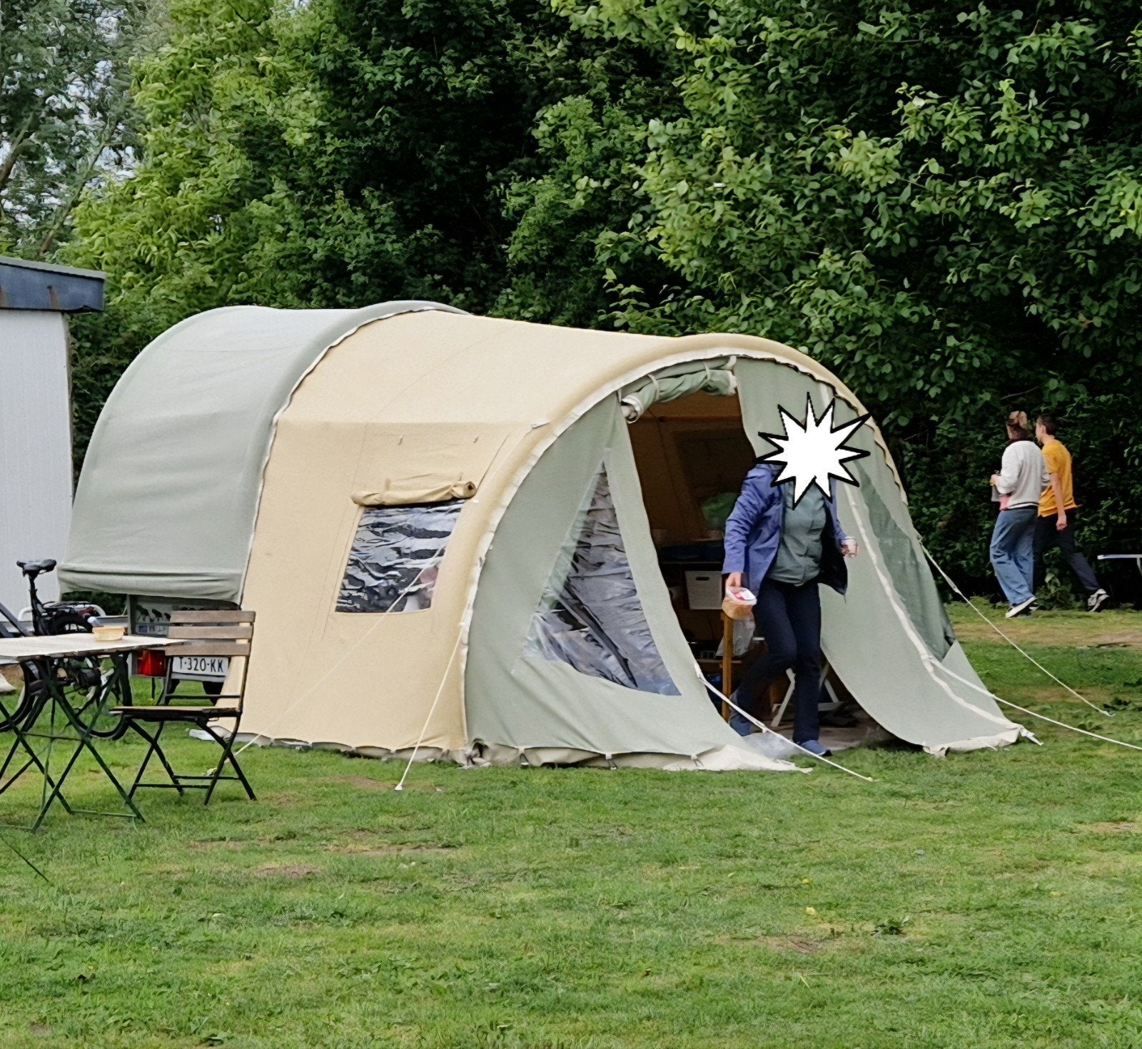 Karsten VKT Tenttrailer, Caravans en Kamperen, Ophalen of Verzenden, Gebruikt, Tot en met 4