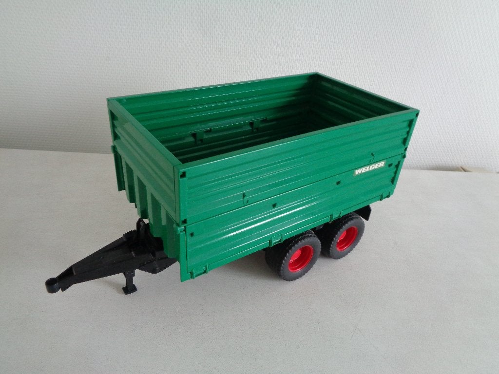 Bruder tandemas aanhanger met schotten.  Als nieuw., Ophalen of Verzenden, Zo goed als nieuw