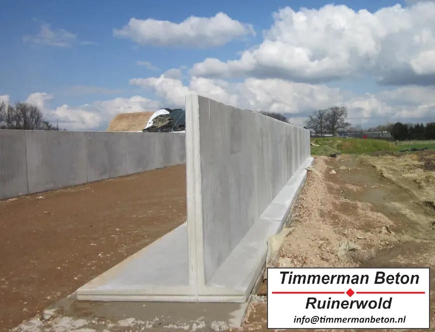 Sleufsilowanden diverse hoogtes tbv kuilvoer / maisopslag, Tuin en Terras, Tegels en Klinkers, Ophalen of Verzenden, Beton, Overige typen