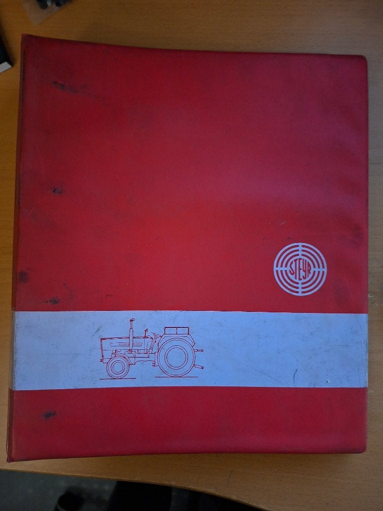 Onderdelenboek Steyr Plusreihe vooras, stuur en remmen, Ophalen of Verzenden, Gelezen, Tractor en Landbouw