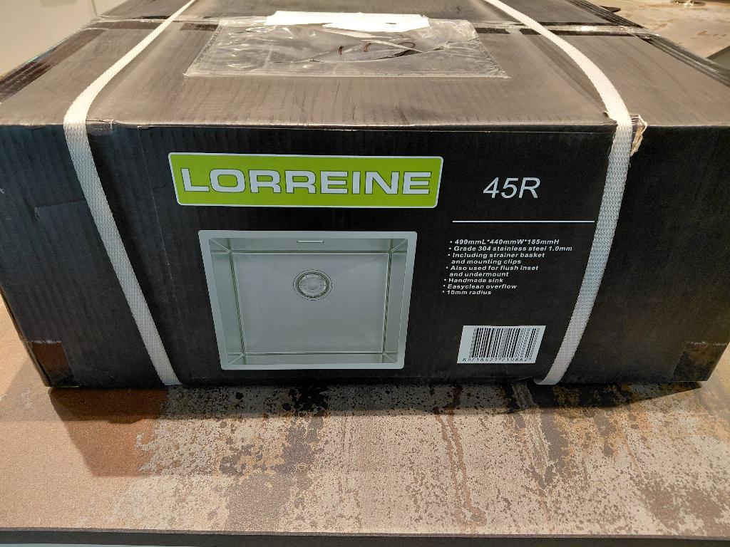 RVS Spoelbak Lorreine, Ophalen, Nieuw