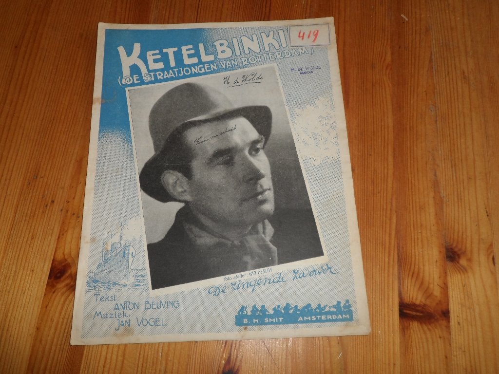 Ketelbinkie - jan vogel / anton beuving, Accordeon, Gebruikt, Ophalen of Verzenden, Artiest of Componist