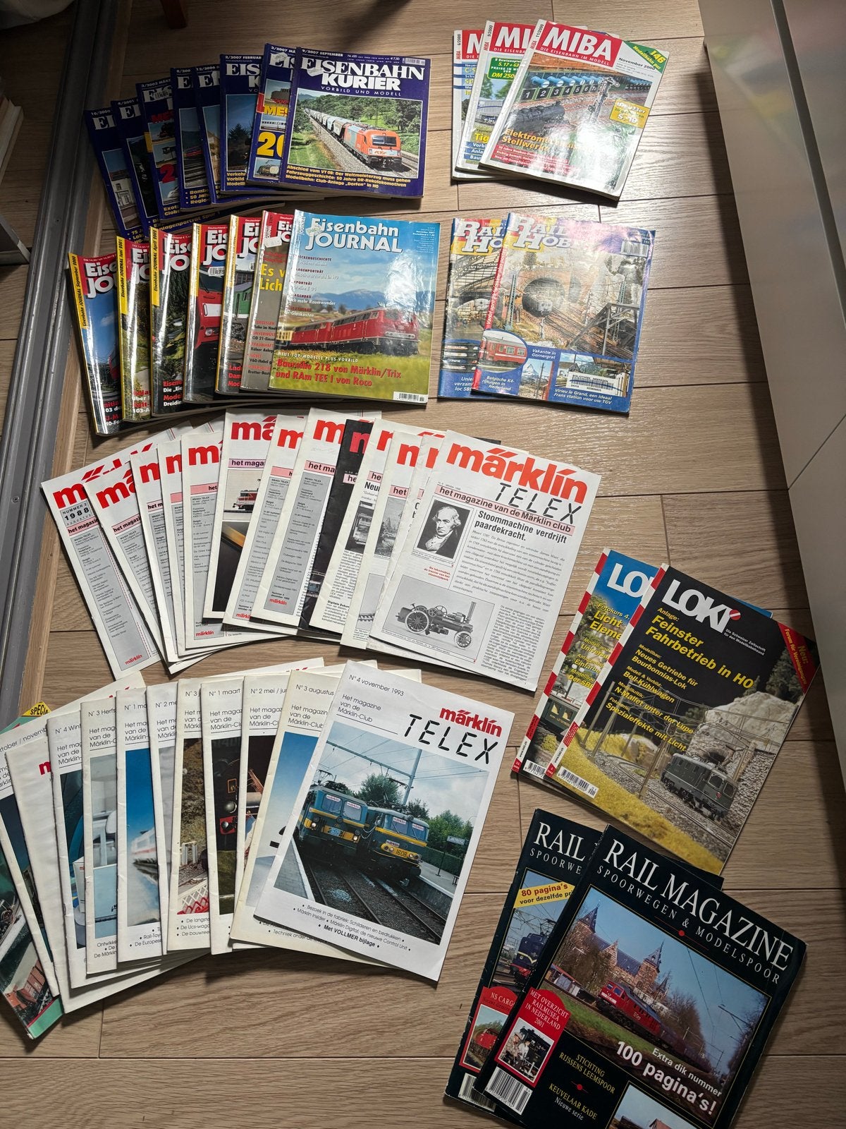 Diverse modelspoor magazines en tijdschriften, Ophalen, Gebruikt, Trein, Boek of Tijdschrift