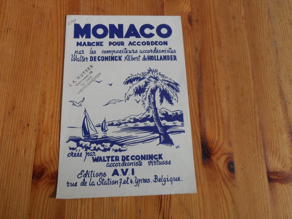 Monaco - de coninck / hollander, Gebruikt, Ophalen of Verzenden, Gitaar, Artiest of Componist