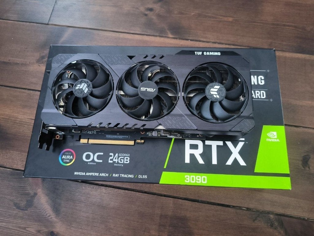 Asus TUF RTX 3090 OC 24GB - originele doos, topstaat, Computers en Software, GDDR6, PCI-Express 4, Ophalen of Verzenden, Zo goed als nieuw