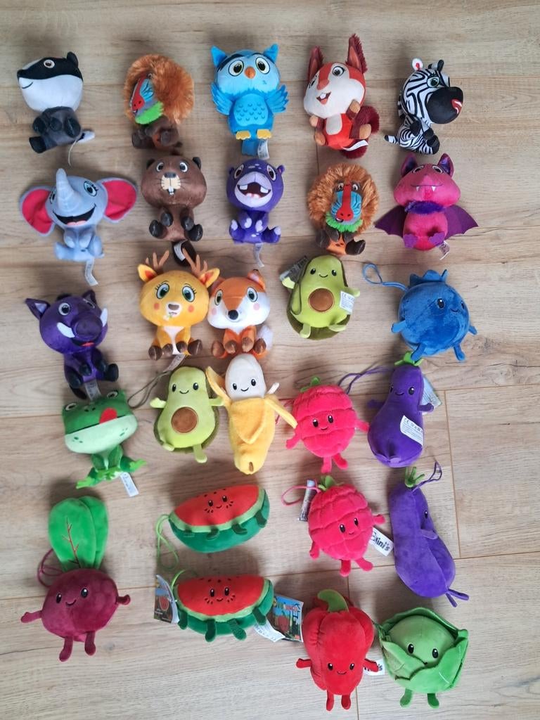 Heel veel mini's, Kinderen en Baby's, Speelgoed | Knuffels en Pluche, Ophalen, Overige typen