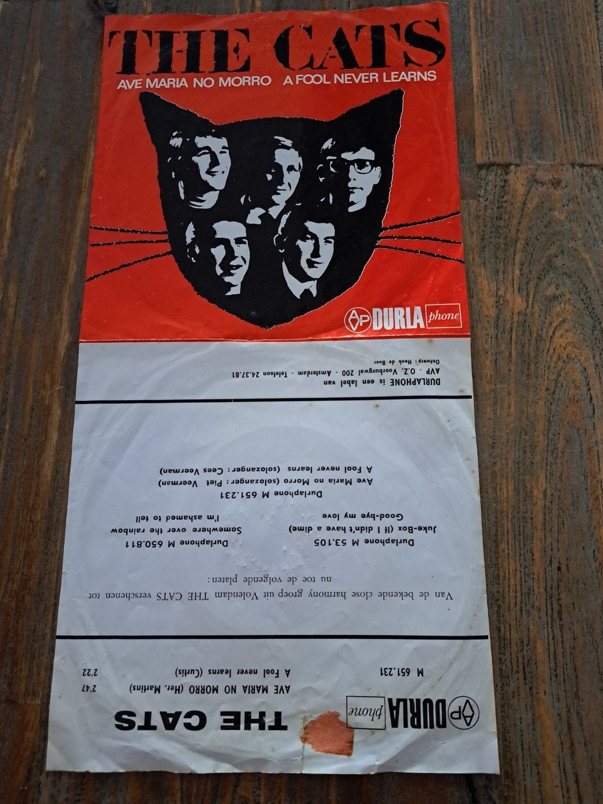 the Cats PALING POP., Ophalen of Verzenden, Pop
