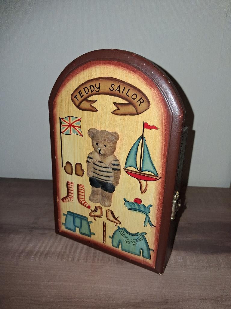 wandkastje met teddybeer-thema, Ophalen of Verzenden, Gebruikt