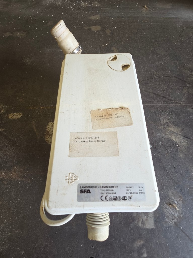 SFA Sanidouche/Sanishower vuilwaterpomp, Doe-het-zelf en Verbouw, Ophalen, Gebruikt, Overige typen