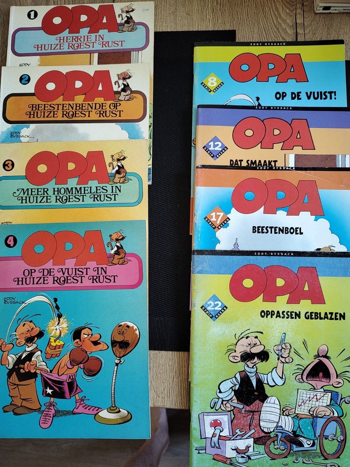 Opa stripboeken, Boeken, Stripboeken, Complete serie of reeks, Ophalen of Verzenden, Gelezen, Eddy Ryssack