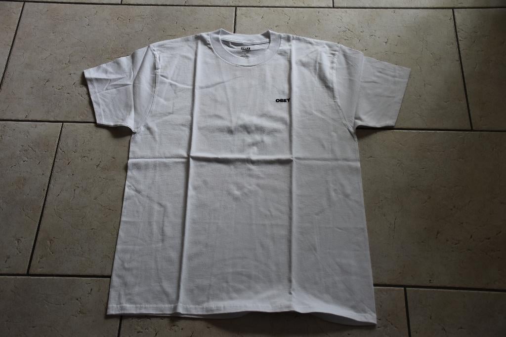 T-shirt Obey maat L, Ophalen of Verzenden, Zo goed als nieuw, Maat 52/54 (L), Wit