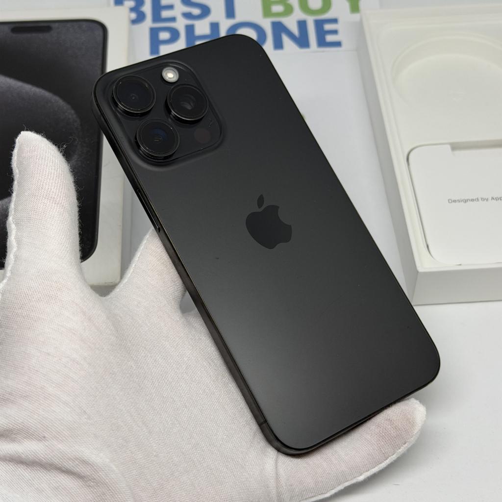 iPhone 15 Pro Max 256GB zwart /zeer net /88% batt /garantie, Telecommunicatie, Mobiele telefoons | Apple iPhone, 256 GB, Apple