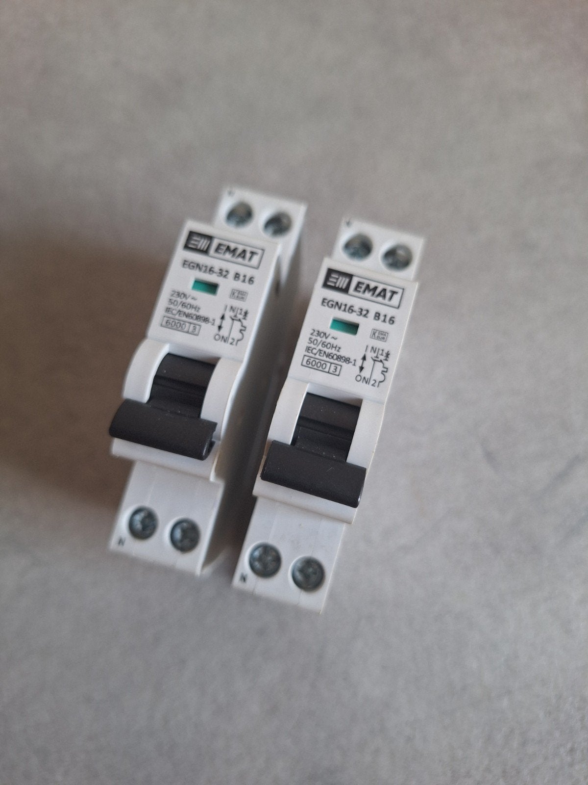 EMAT EGN16-32 B16 Installatieautomaat (2 stuks), Ophalen of Verzenden, Nieuw, Emat, Installatieautomaat