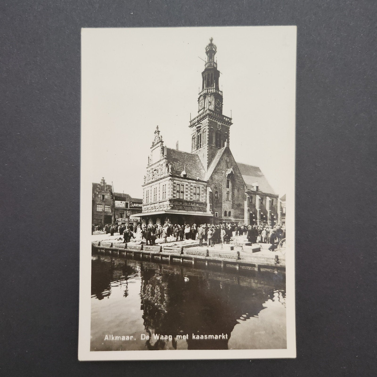 Ansichtkaart Alkmaar: De Waag met kaasmarkt, Verzenden, Voor 1920, Ongelopen, Noord-Holland