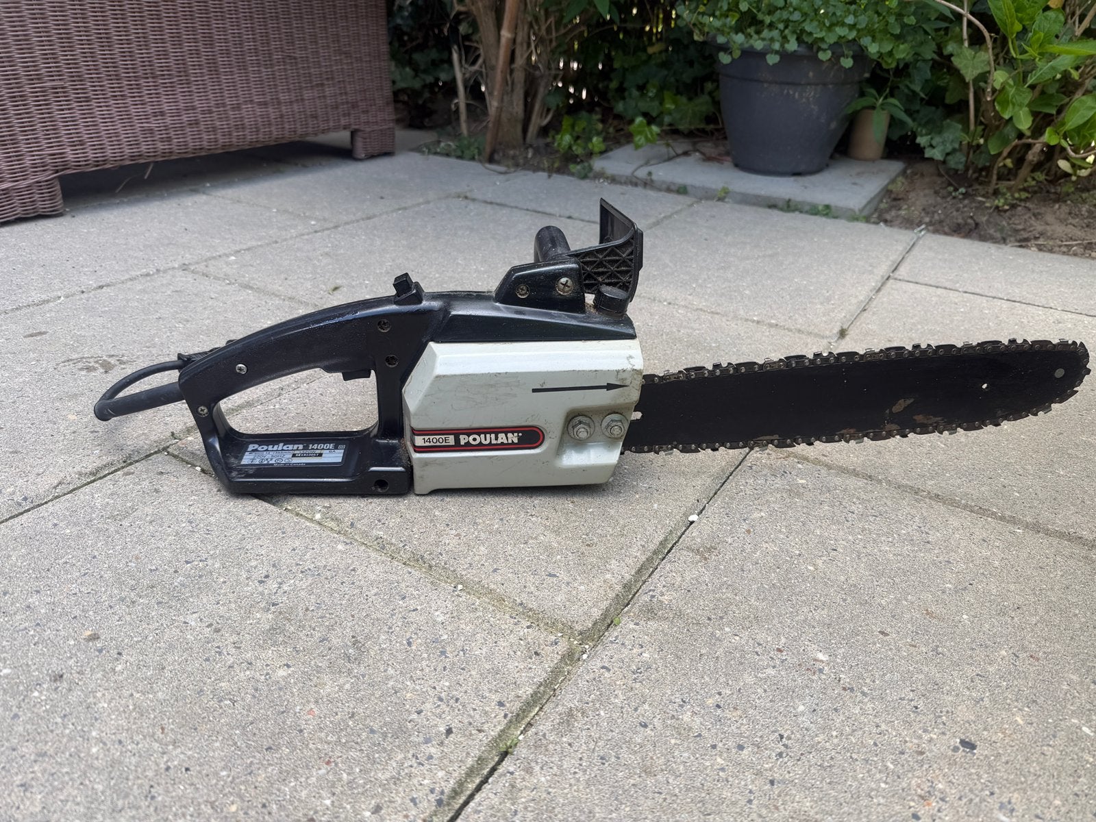 Kettingzaag Poulan, Ophalen, 1200 watt of meer, Kettingzaag, 30 tot 70 mm
