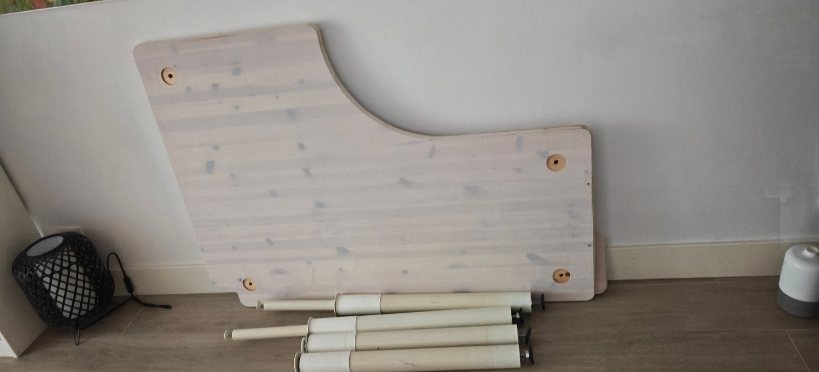 Bureau Flexa White Wash - Compact en Stijlvol, Ophalen, Gebruikt, Scandinavisch, Hout