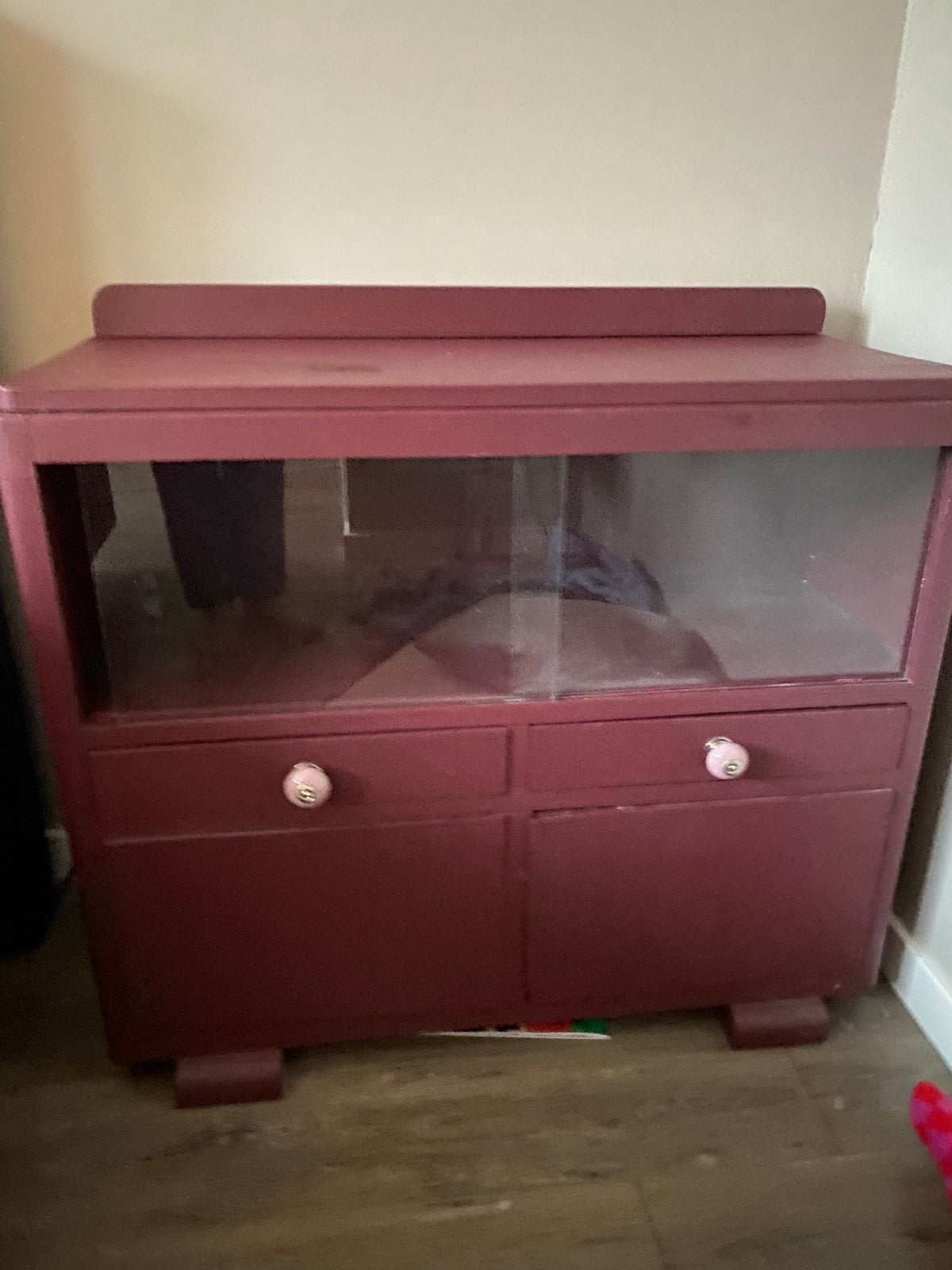 Vintage kast - zelf opgeknapt - gratis ophalen, Ophalen, 105 cm of meer, Zo goed als nieuw, 75 tot 100 cm