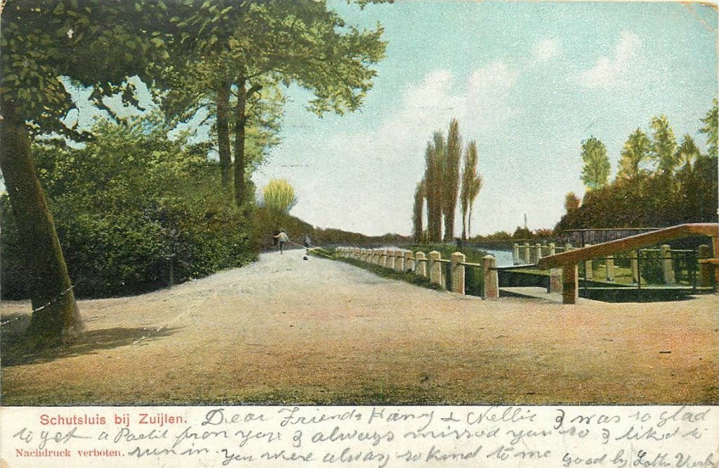 701-387-041 Zuijlen Schutsluis, Ophalen of Verzenden, Voor 1920, Utrecht