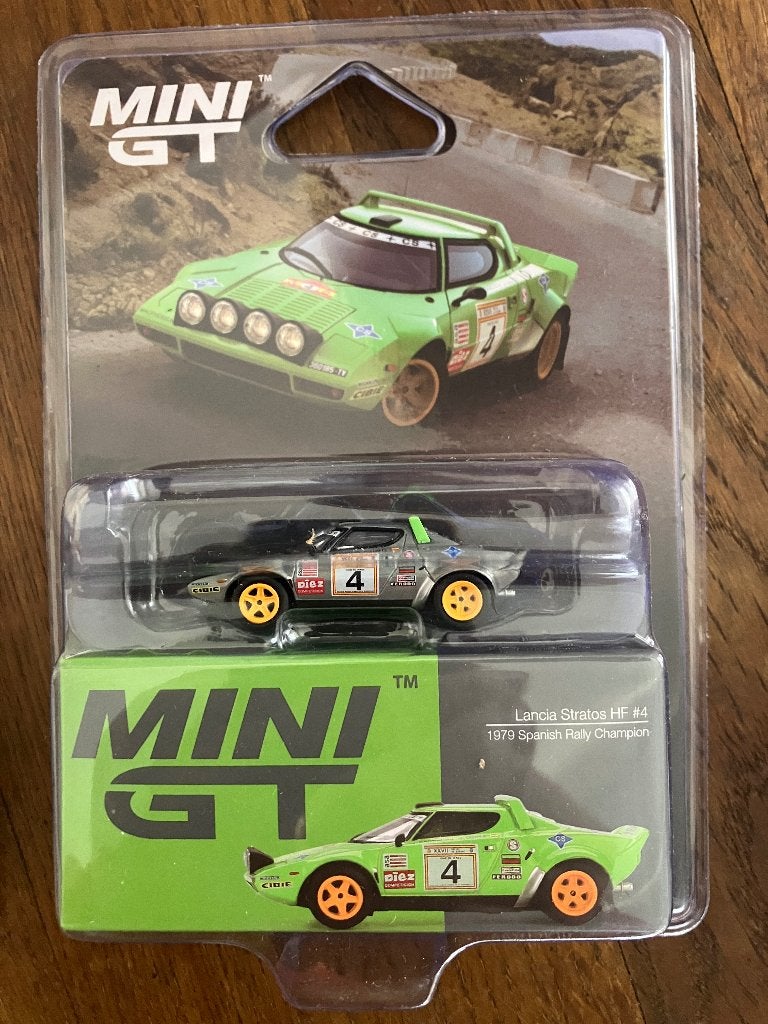 Mini GT Lancia Stratos HF #4 - 1979 Spaanse Rally Kampioen, Ophalen, Nieuw, Auto