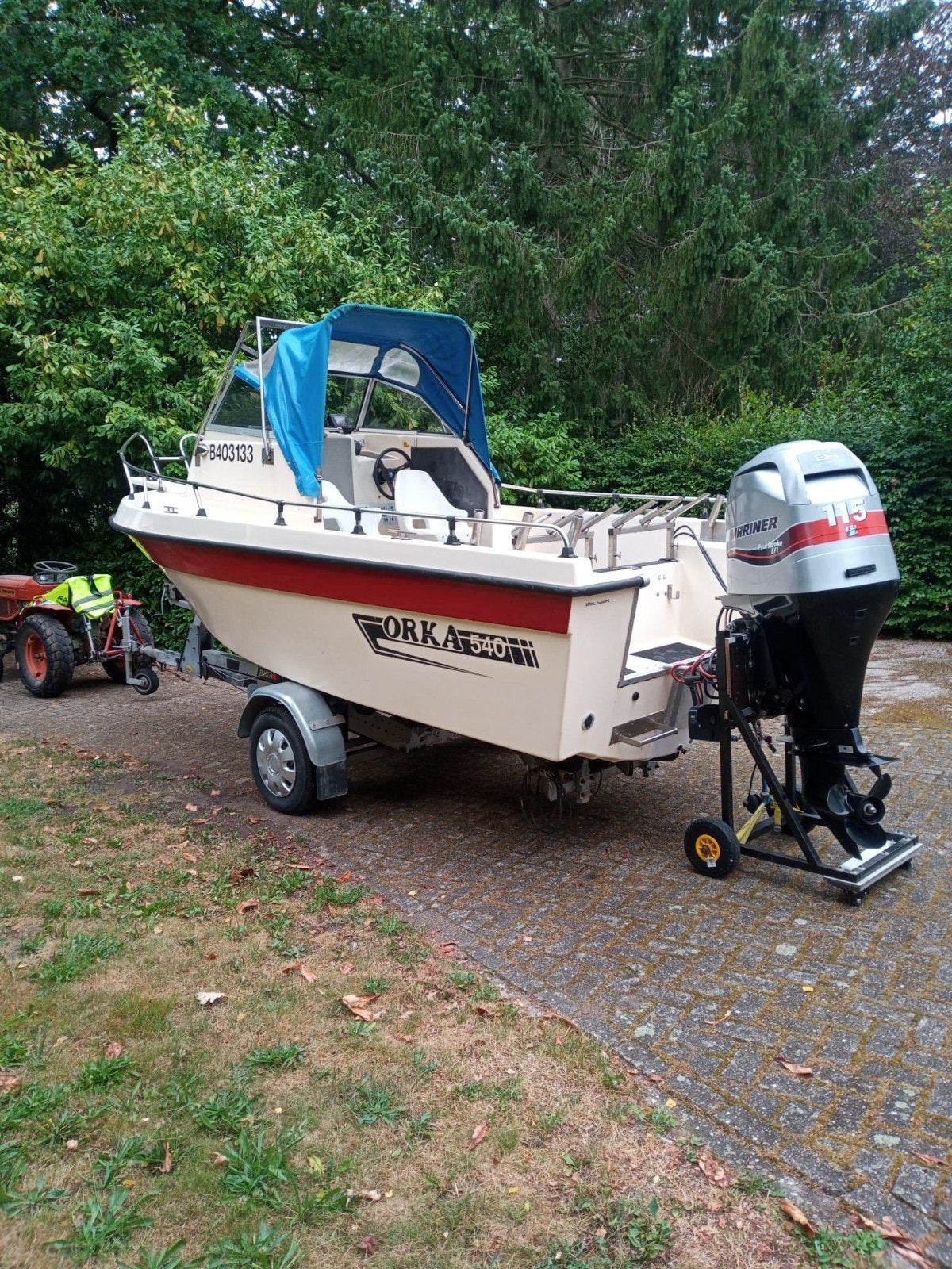 orka 540 walkaround, Watersport en Boten, Vis- en Consoleboten, Gebruikt, Viertaktmotor, 5 m, 115 pk