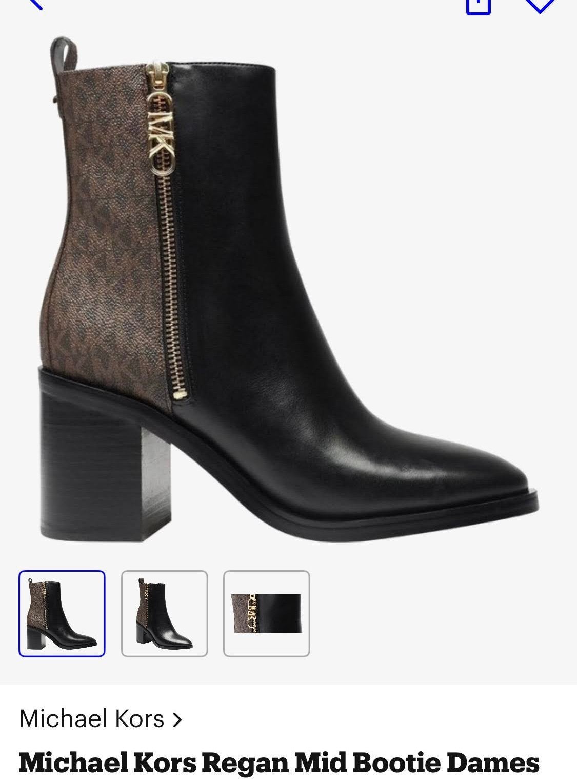 Michael Kors Leren Laarzen Maat 40, Kleding | Dames, Ophalen, Zo goed als nieuw, Bruin, Hoge laarzen