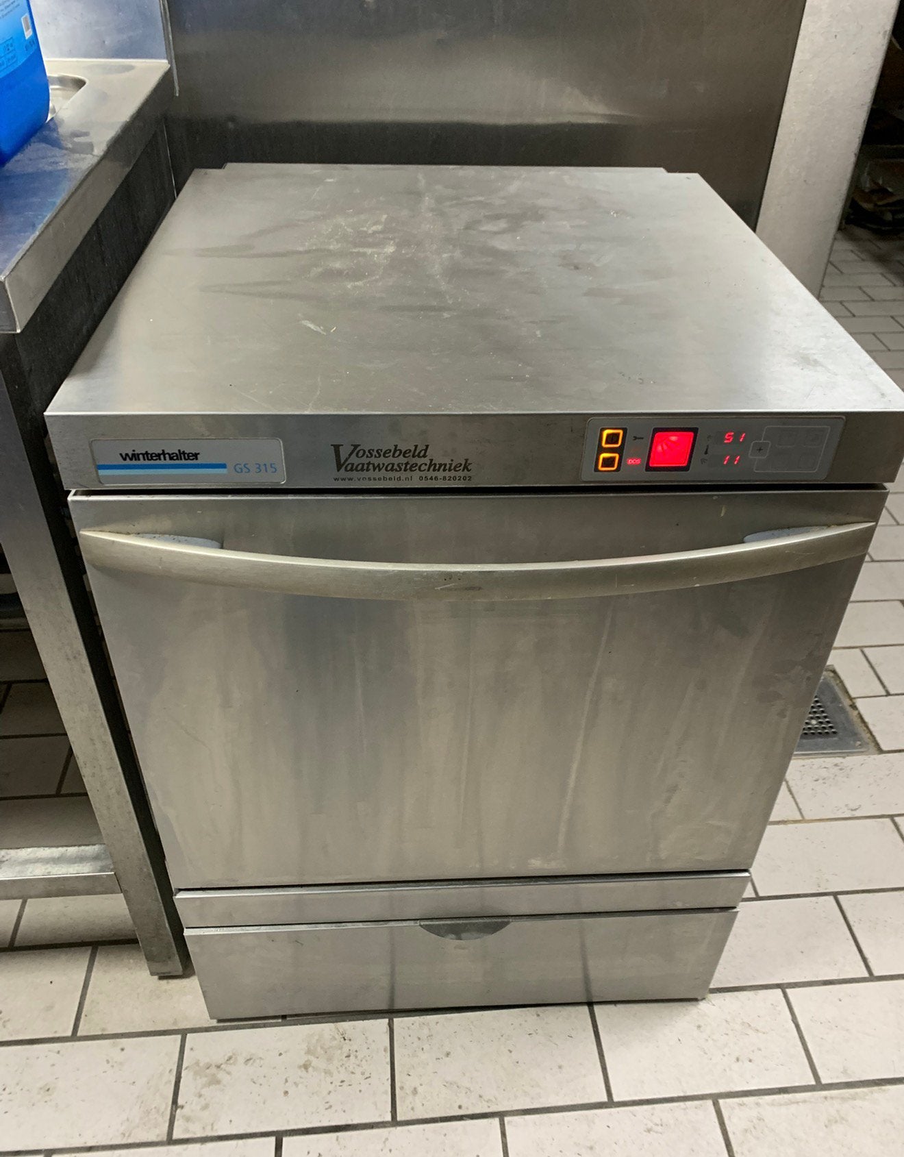 Winterhalter gs315 vaatwas vaatwasser, Witgoed en Apparatuur, Ophalen of Verzenden, Minder dan 45 cm