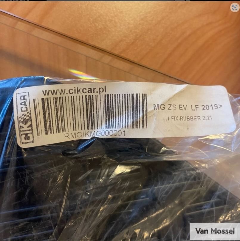 MG ZS EV Mattenset Rubber, Auto-onderdelen, Interieur en Bekleding, -, -, Nieuw, Ophalen of Verzenden
