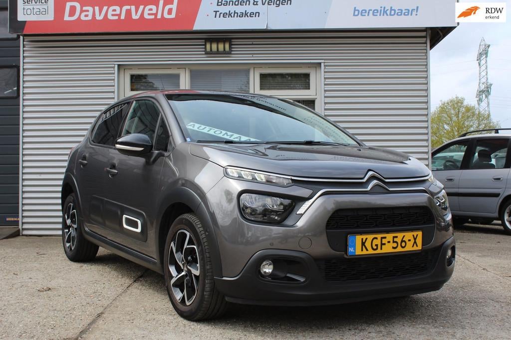 Citroen C3 1.2 PureTech Shine Automaat, navigatie, cruise-co, 450 kg, Gebruikt, Euro 6, 1199 cc