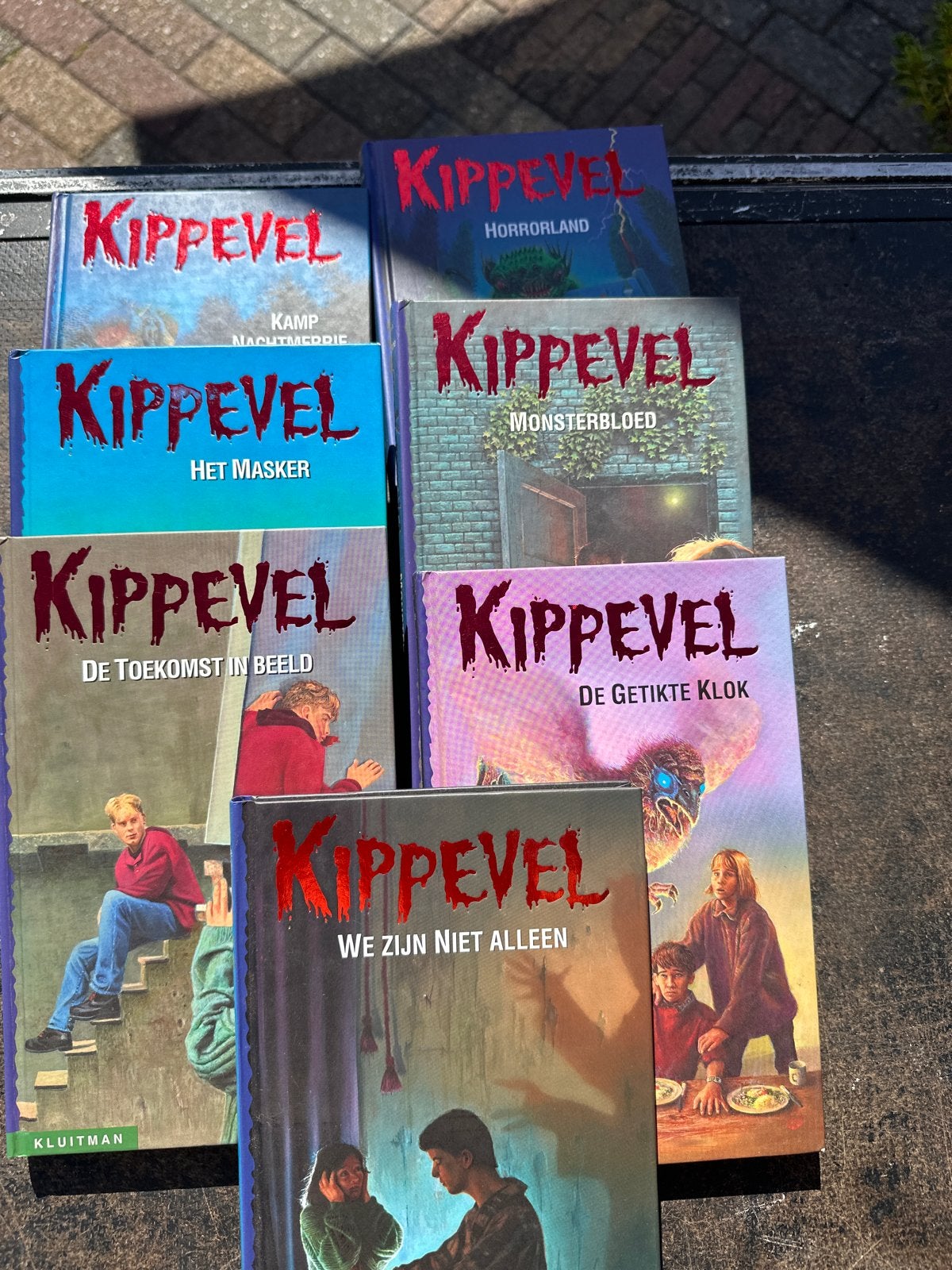 Kippevel boeken - Set van 7 griezelboeken, Ophalen of Verzenden, Gelezen