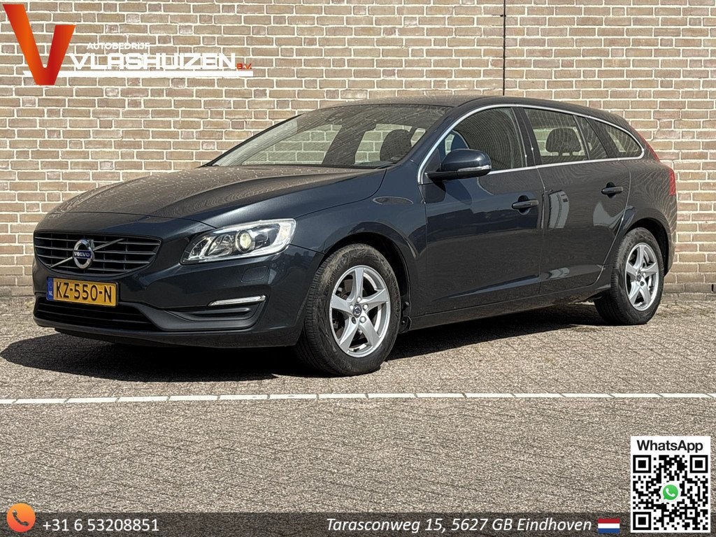 Volvo V60 2.0 D2 Nordic+ | € 5.450,- NETTO! | Automaat | C, Auto's, Volvo, Bedrijf, Te koop, V60, ABS, Adaptieve lichten, Airbags
