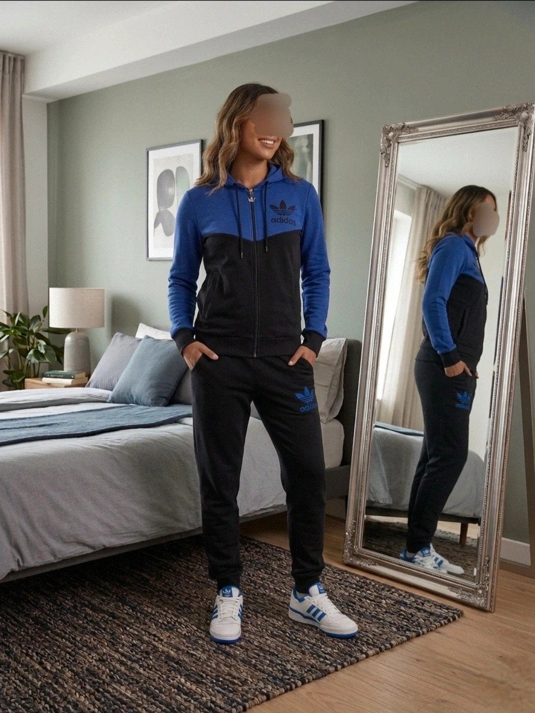 Royal Blauw & Zwart Trainingspak Set - Made in Turkije, Ophalen of Verzenden