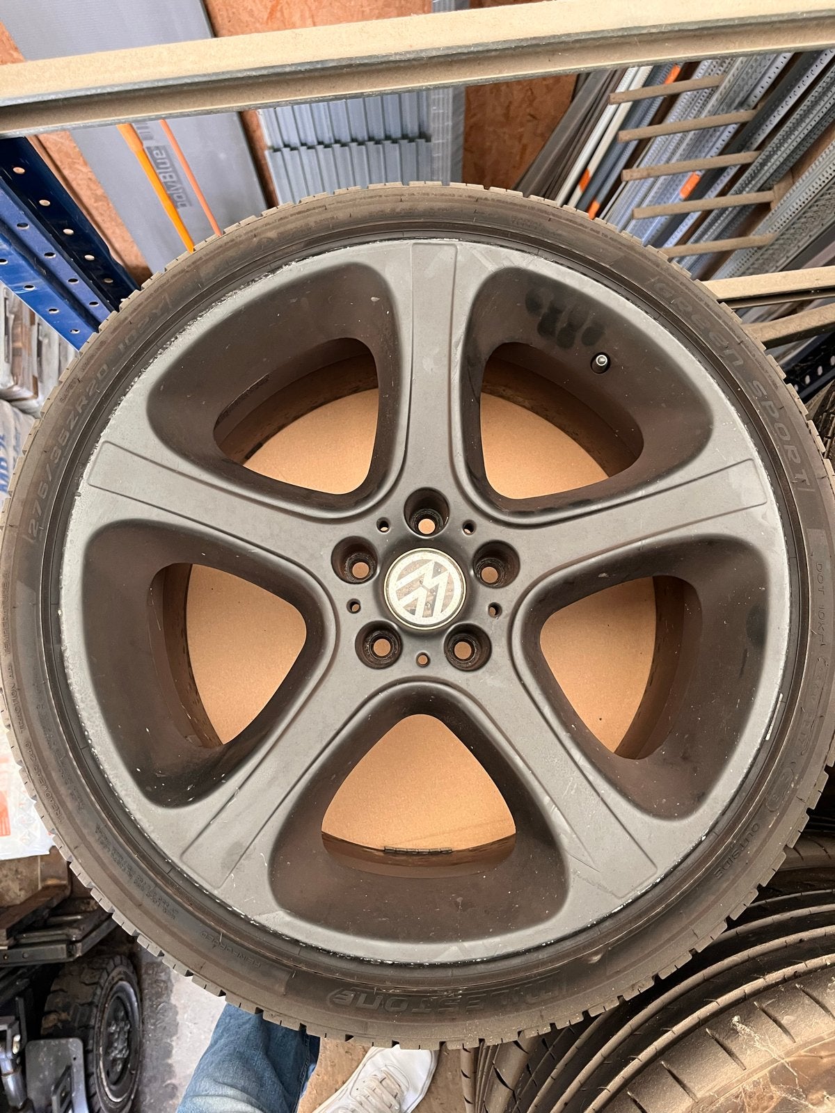 BMW X5 breedset 20 inch velgen met banden 5x120, Ophalen, Gebruikt, Banden en Velgen, Terreinwagen