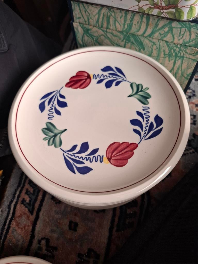 Boerenbont Serviesdelen - Diverse items, Gebruikt, Ophalen of Verzenden, Bord(en), Aardewerk